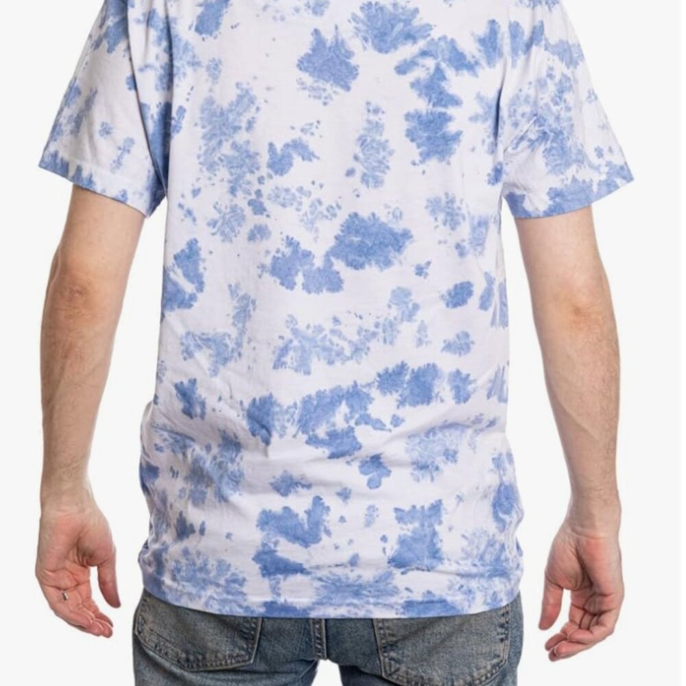 Size XL Calhoun NHL Surf & Skate Mens Logo Cloud Tie Dye Short Sleeve T-Shirt - Picture 2 of 3
